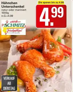 WEZ Hähnchen Unterschenkel Angebot