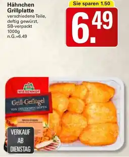 WEZ Hähnchen Grillplatte Angebot