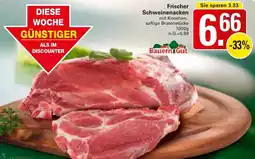 WEZ Bauern Gut Frischer Schweinenacken Angebot