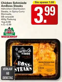 WEZ Chicken Schmiede AmBoss Steaks Angebot