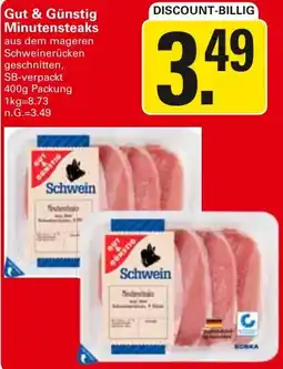 WEZ Gut & Günstig Minutensteaks Angebot