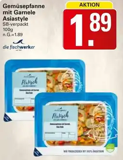 WEZ Gemüsepfanne mit Garnele Asiastyle Angebot