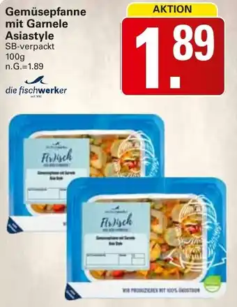 WEZ Gemüsepfanne mit Garnele Asiastyle Angebot