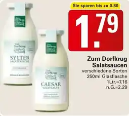 WEZ Zum Dorfkrug Salatsaucen Angebot