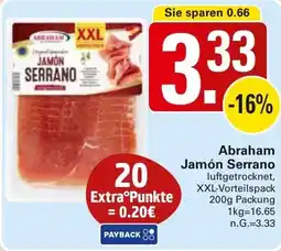 WEZ Abraham Jamón Serrano Angebot