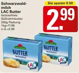 WEZ Schwarzwaldmilch LAC Butter Angebot