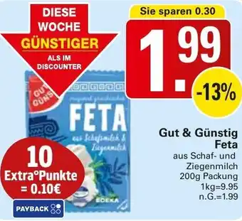WEZ Gut & Günstig Feta Angebot