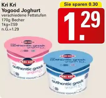 WEZ Kri Kri Yogood Joghurt Angebot
