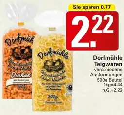 WEZ Dorfmühle Teigwaren Angebot