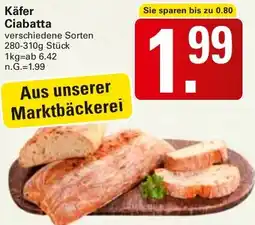 WEZ Käfer Ciabatta Angebot