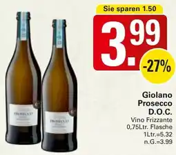 WEZ Giolano Prosecco D.O.C. Angebot