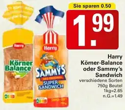 WEZ Harry Körner-Balance oder Sammy's Sandwich Angebot
