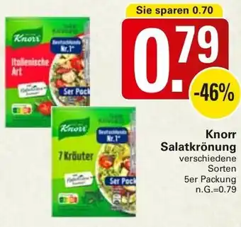WEZ Knorr Salatkrönung Angebot