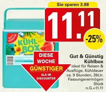 WEZ Gut & Günstig Kühlbox Angebot