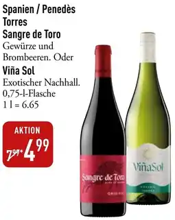 Galeria Markthalle Spanien / Penedès Torres Sangre de Toro oder Viña Sol Angebot