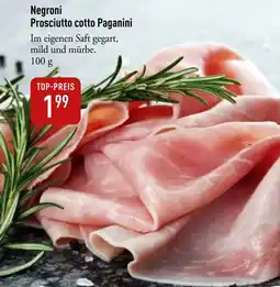 Galeria Markthalle Negroni Prosciutto cotto Paganini Angebot