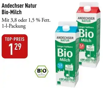 Galeria Markthalle Andechser Natur Bio-Milch Angebot