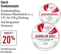Galeria Markthalle Gosch Feinkostsalate Angebot