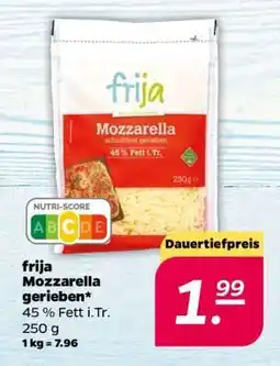 NETTO frija Mozzarella gerieben Angebot