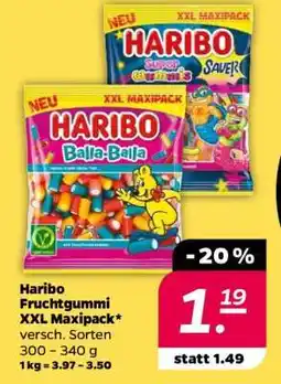 NETTO Haribo Fruchtgummi XXL Maxipack Angebot