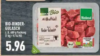 Marktkauf Bio Rinder Gulasch 400g Angebot