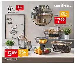 XXXLutz Ambia home windlicht oder wanddeko oder aufbewahrungskorb Angebot