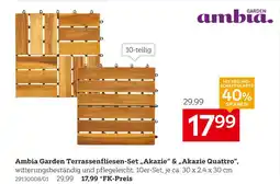 XXXLutz Ambia garden terrassenfliesen-set „akazie“ & „akazie quattro“ Angebot