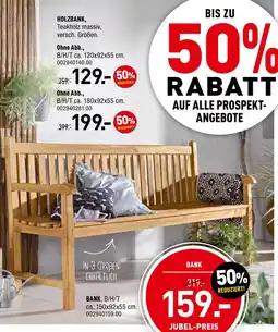 Möbel Wallach Holzbank Angebot