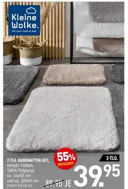 Möbel Wallach Kleine wolke 2-tlg. badematen-set Angebot