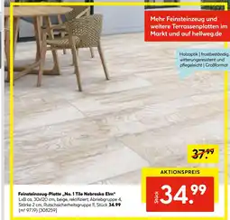 Hellweg Feinsteinzeug-platte „no. 1 tile nebraska elm“ Angebot
