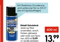 Hellweg Hammerite metall-schutzlack Angebot