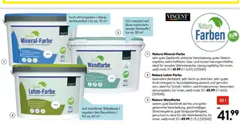 Hellweg Vincent natura mineral-farbe, natura lehm-farbe oder natura wandfarbe Angebot