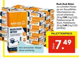 Hellweg Quick-mix ruck-zuck beton Angebot