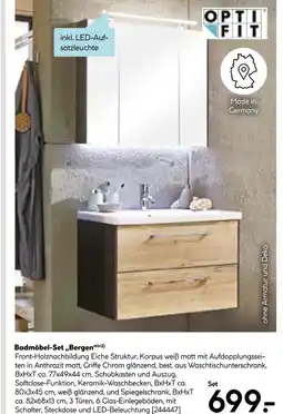 Hellweg Optifit badmöbel-set „bergen“ Angebot