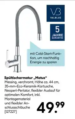 Hellweg Valblue spültischarmatur „motus“ Angebot