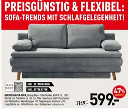 Möbel Wallach Federkern querschläfer-sofa Angebot