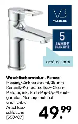 Hellweg Valblue waschtischarmatur „pienza“ Angebot