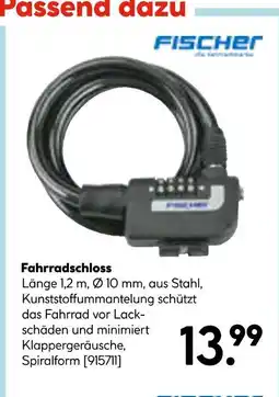 Hellweg Fischer fahrradschloss Angebot