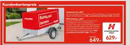 Hellweg Hellweg pkw-anhänger eu2 oder hochplanen-set pkw-anhänger „eu2“ Angebot