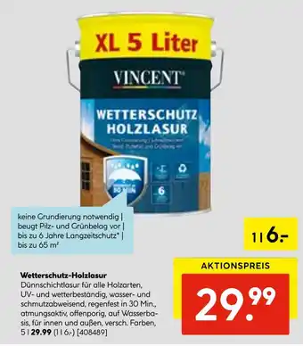 Hellweg Vincent wetterschutz-holzlasur Angebot