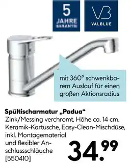 Hellweg Valblue spültischarmatur „padua“ Angebot