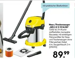 Hellweg Kärcher nass-/trockensauger „wd 3 s v-17/4/20“ Angebot