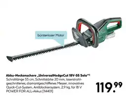 Hellweg Bosch akku-heckenschere „universalhedgecut 18v-55 solo“ Angebot