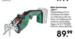 Hellweg Bosch akku-gartensäge keo Angebot