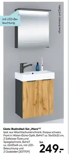 Hellweg Gäste-badmöbel-set mara Angebot