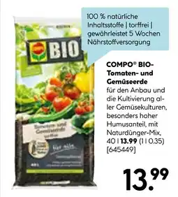 Hellweg Compo bio-tomaten- und gemüseerde Angebot