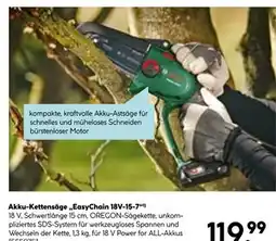 Hellweg Bosch akku-kettensäge „easychain 18v-15-7“ Angebot