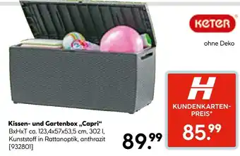 Hellweg Keter kissen- und gartenbox „capri“ Angebot