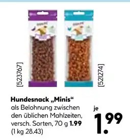 Hellweg Hundesnack „minis“ Angebot