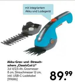 Hellweg Gardena akku-gras- und -strauchschere „classiccut li“ Angebot
